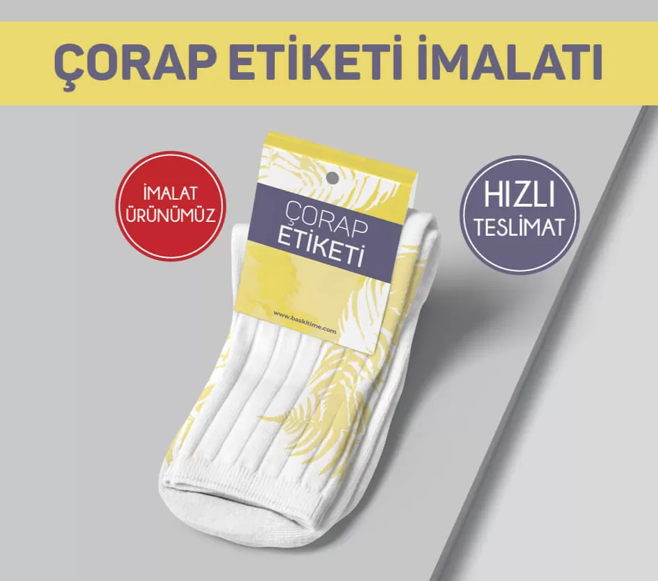 Çorap Etiketi Kartonu