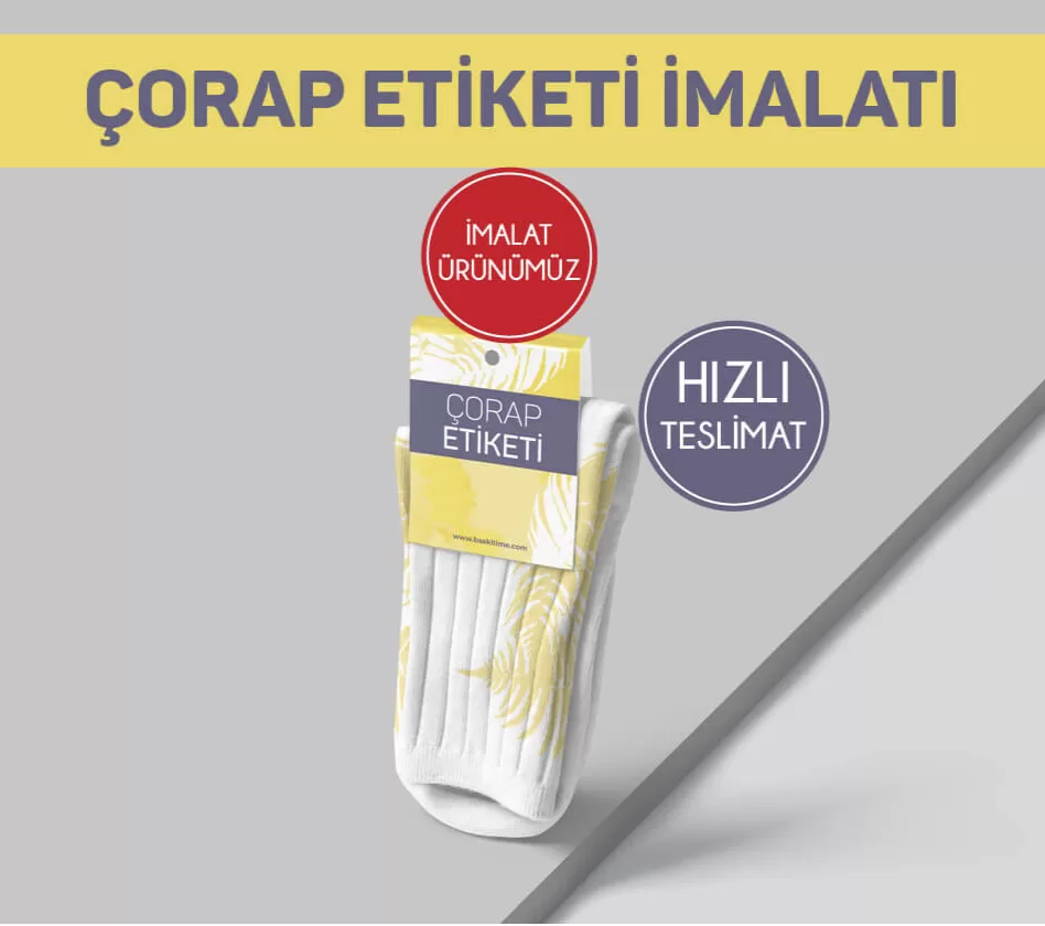 Çorap Etiketi Kartonu