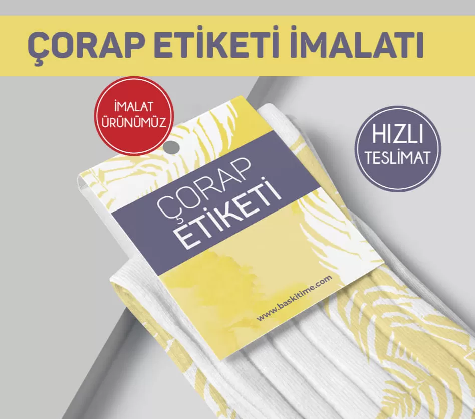 Çorap Etiketi Kartonu