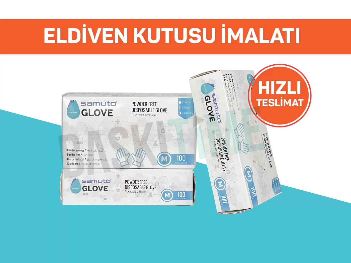 Eldiven Kutusu İmalatı 100lü