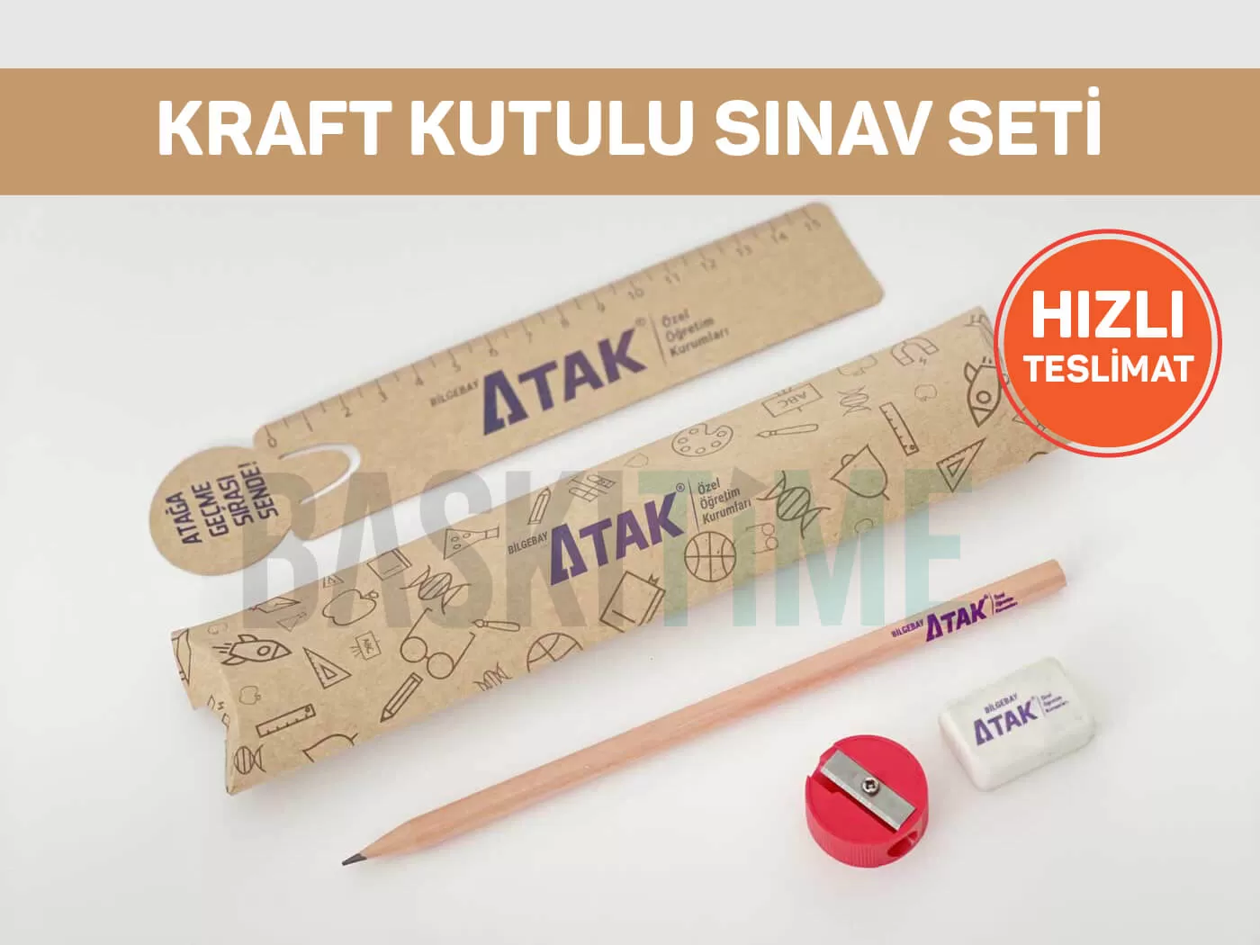 Kraft Kutulu Sınav Seti 5 Parça