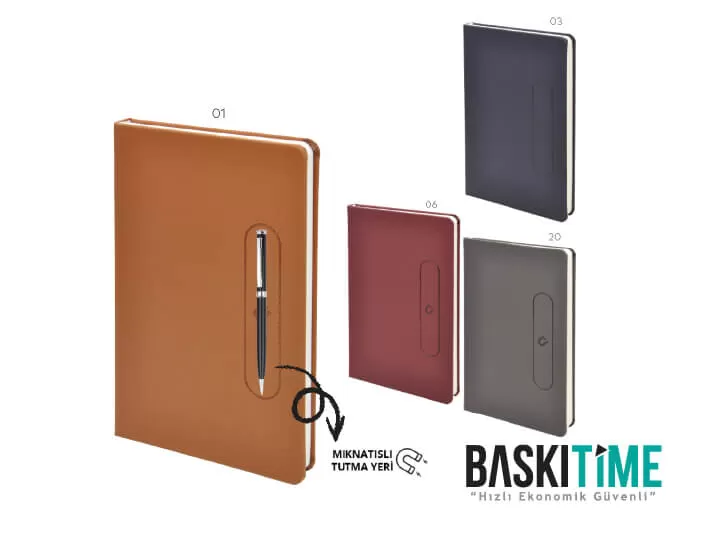 Mıknatıslı Tarihsiz Defter Ajanda - Görsel 1