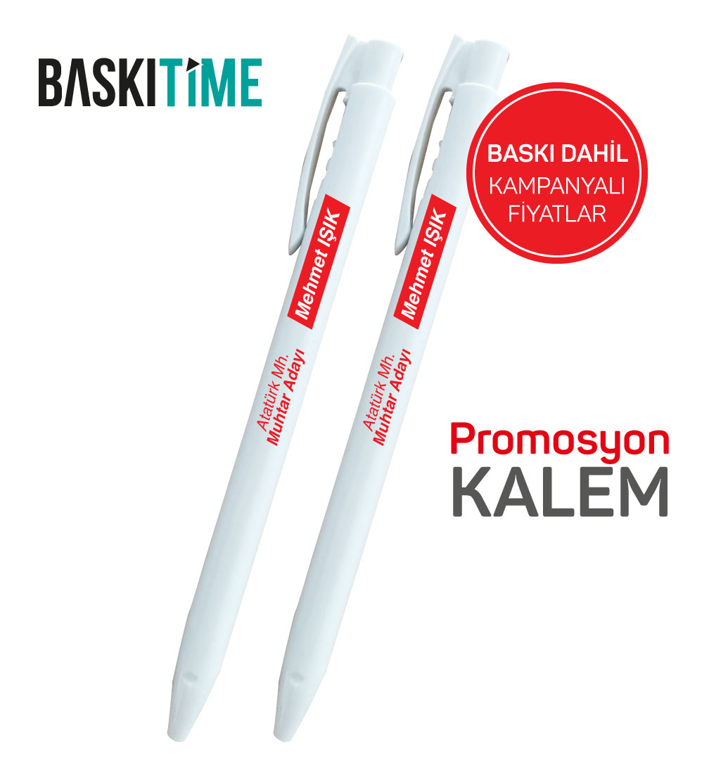 Muhtar Adayı Promosyon Kalem - Görsel 1