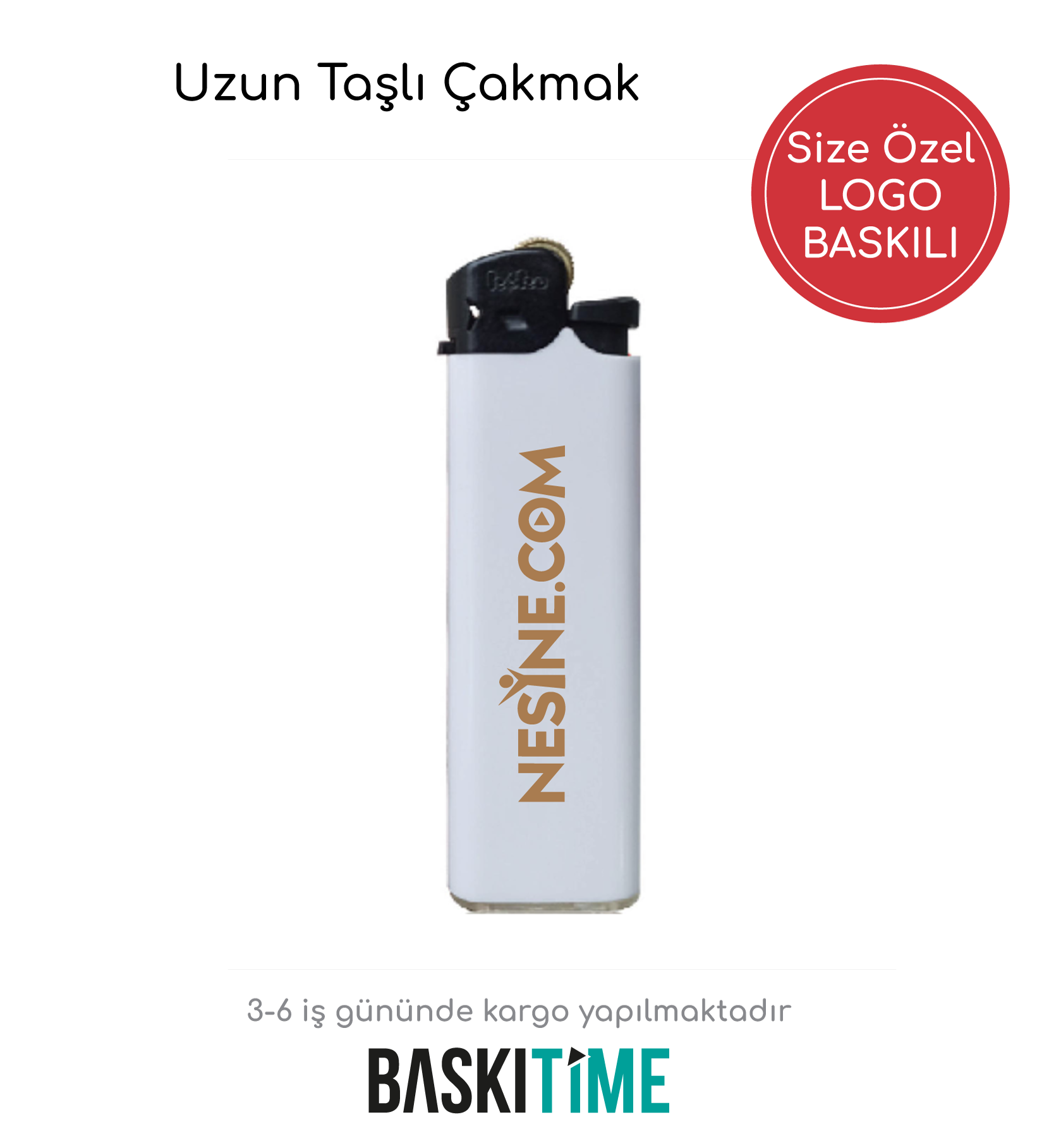 Promosyon Çakmak Uzun Taşlı