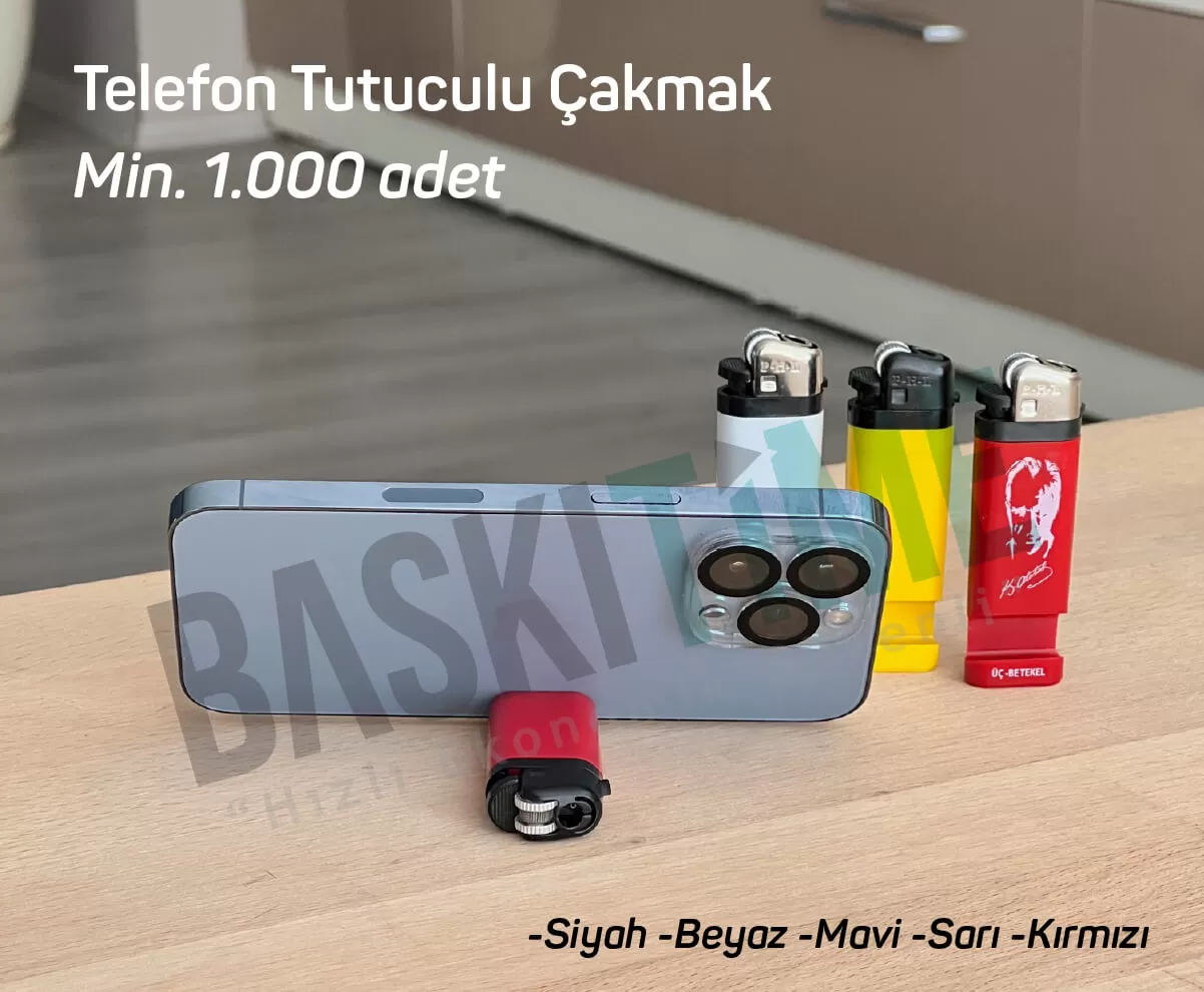 Promosyon Telefon Tutuculu Çakmak