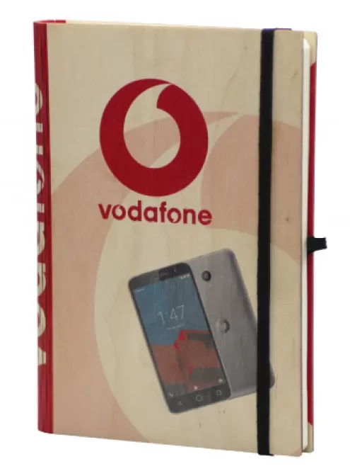 Ahşap Kapaklı Defter Uv Baskılı