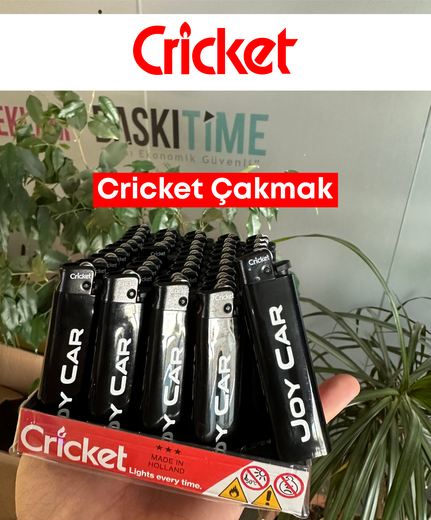 Cricket Çakmak Siyah