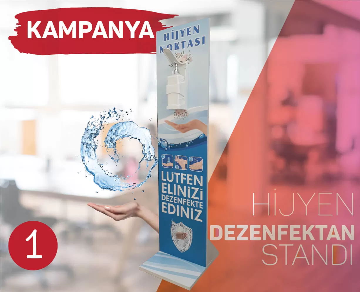 Ekonomik Dezenfektan Standı