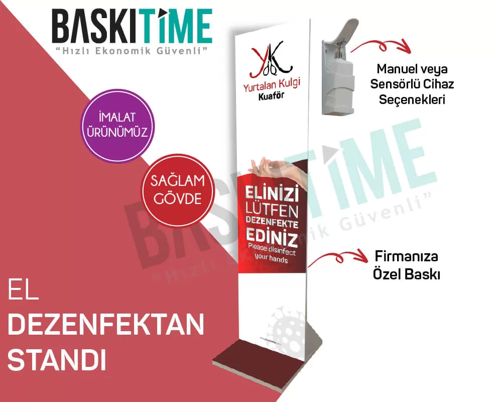 El Dezenfektan Standı I El Hijyen Standı