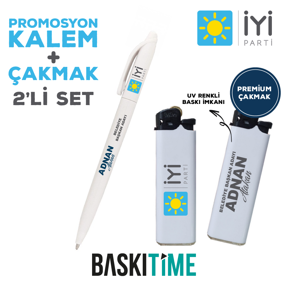 İyi Parti Promosyon Çakmak Kalem Premium