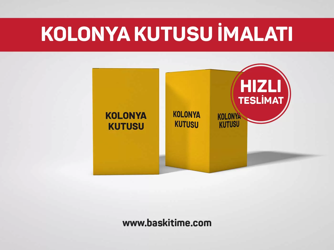 Kolonya Kutusu Baskı İmalatı