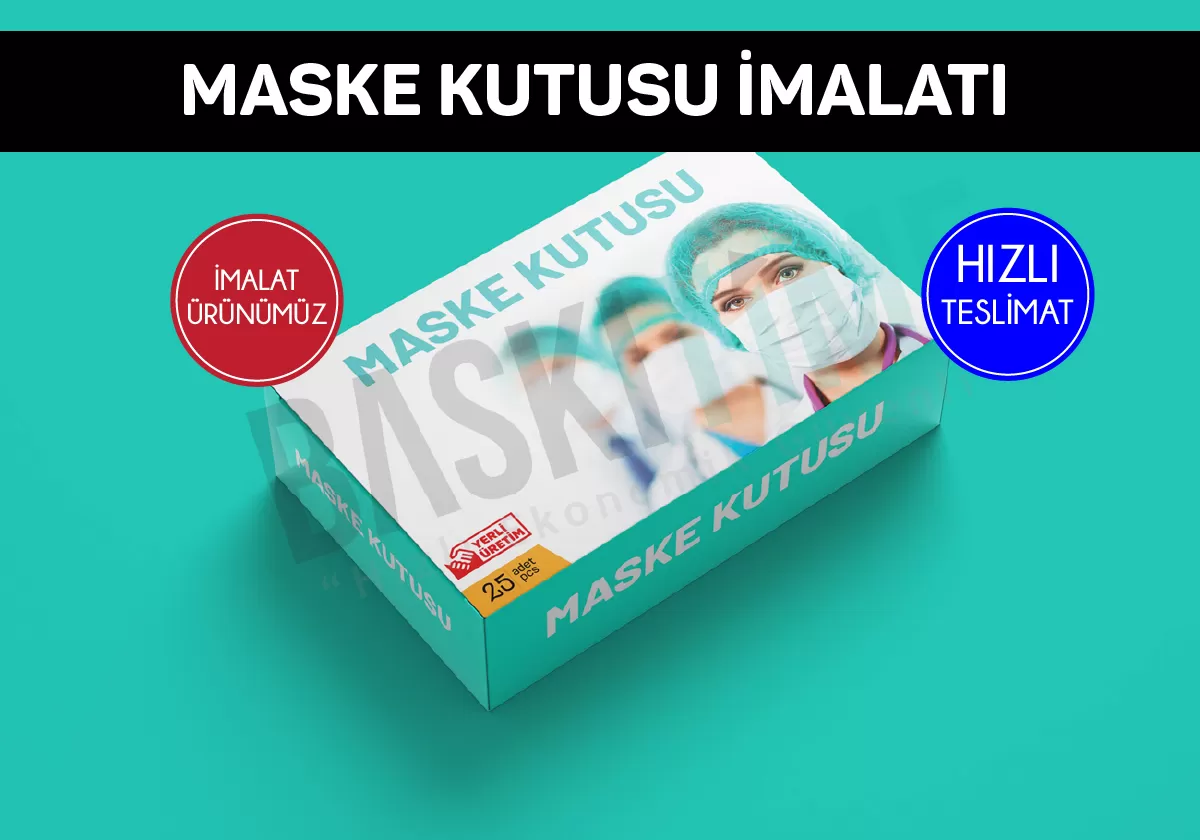 Maske Kutusu Baskı 25'li