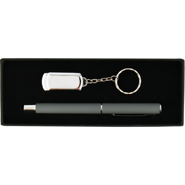 Promosyon Metal USB Bellek ve Kalem Seti