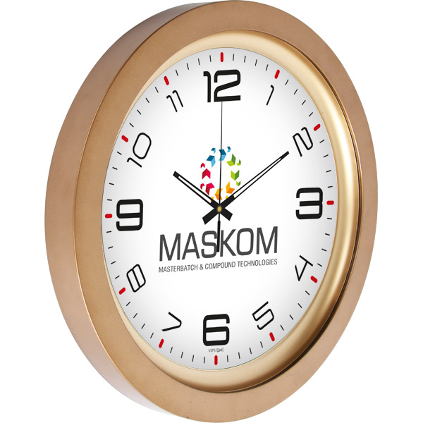 Promosyon Metalize Duvar Saati