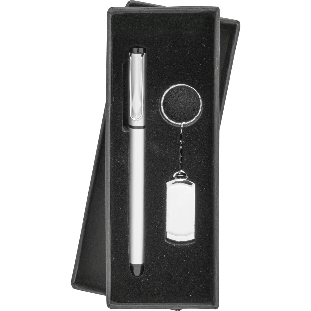 Promosyon Metal USB Bellek ve Kalem Seti